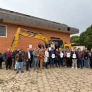 Solenidade no Parque de Exposi&ccedil;&otilde;es Assis Brasil em Esteio